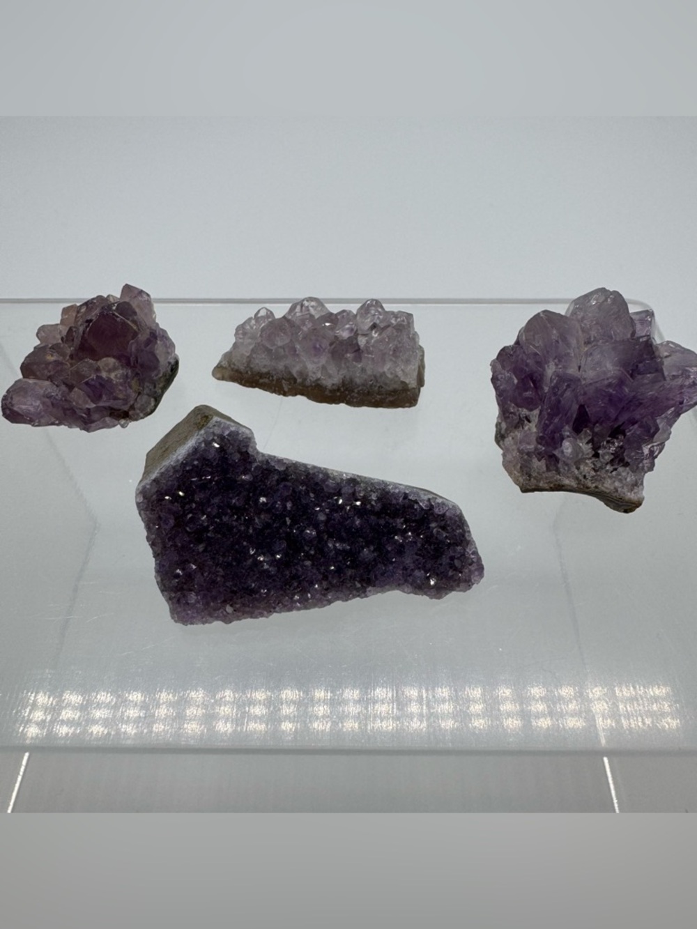 Amethyst Crystal Cluster Lot Natural Purple Quartz Specimens 44g